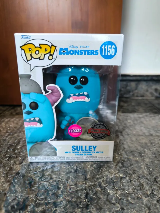Funko Pop! Monsters Inc. Sulley 1156 Flocked