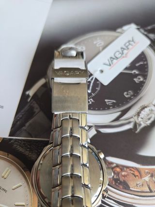 Reloj Vagary Cronógrafo Azul y Plateado