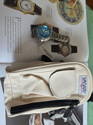 Reloj Vagary Cronógrafo Azul y Plateado