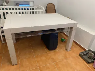 Mesa comedor Briole blanca