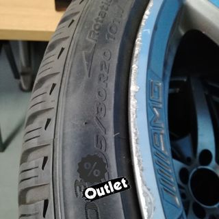 ÇO 4 LLANTAS ORIGINALES AMG CON NEUMATICOS R1