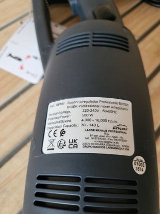 Batidora de Mano Lacor Trituradora Profesional