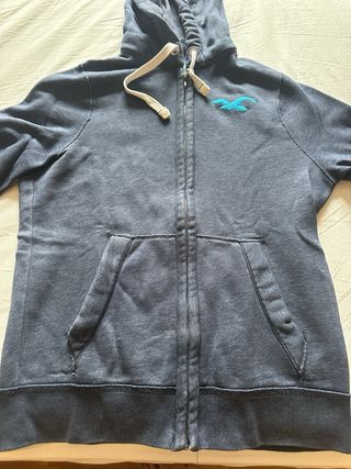 Sudadera Hollister Azul Talla L