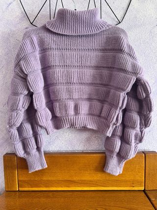 Jersey Morado Cuello Alto 