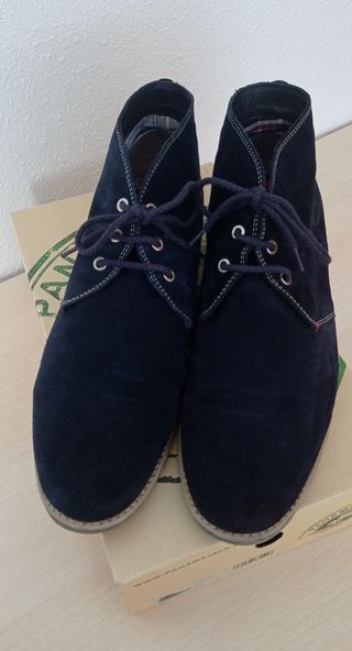 Botas Panama Jack ante azul