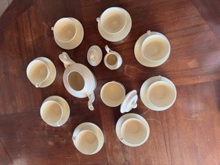 Servizio da tè in ceramica Baffonello