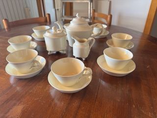 Servizio da tè in ceramica Baffonello