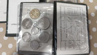 5 Carteras Monedas Juan Carlos I 1984