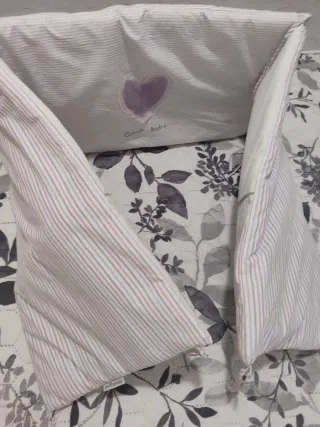 Edredón, funda y chichonera bebé petit Praia