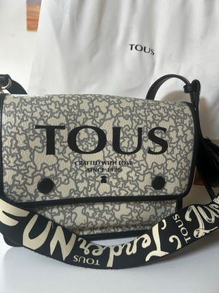 Bolso Tous Beige, Gris y Negro 