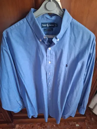 Camisa Polo Ralph Lauren Azul Talla 3XL
