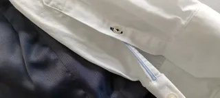 Traje Mango Azul Talla M + Camisa Regalo