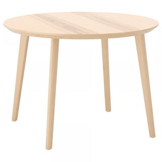 Mesa redonda madera IKEA