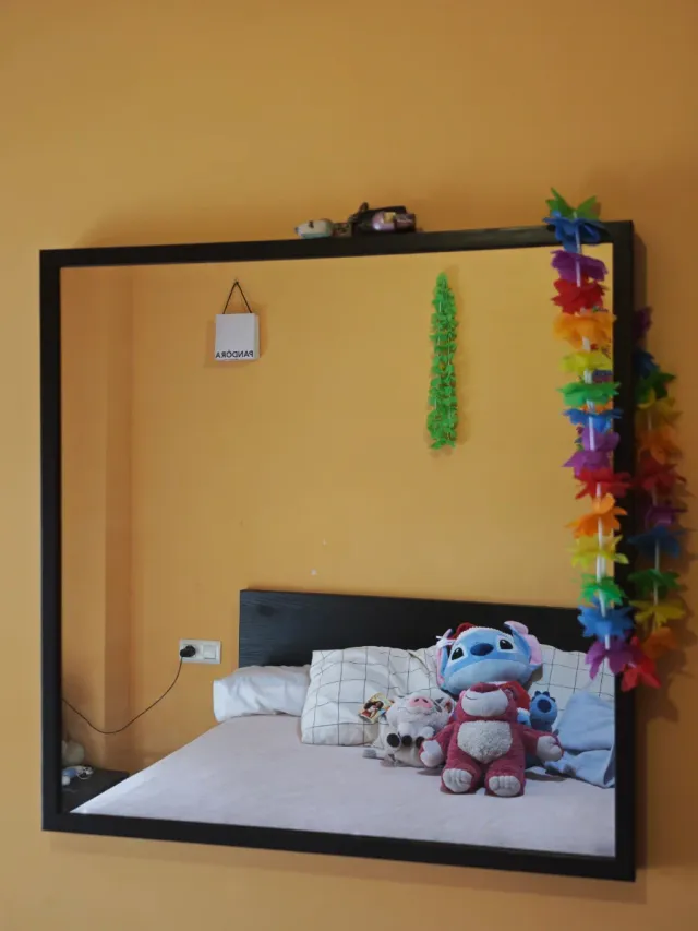 Espejo Marco Negro Ikea