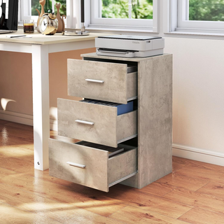 Comodino Camera da Letto 37 x 34 x 66,5cm, Cassett