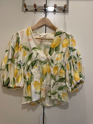 Blusa H&M Limones