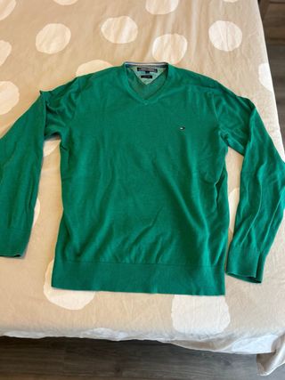 Jersey Tommy Hilfiger Verde Talla M