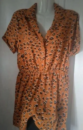 Mono corto estampado animal print