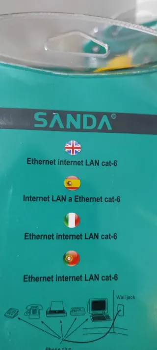 Cable internet CAT6 hasta 5 metros a estrenar 
