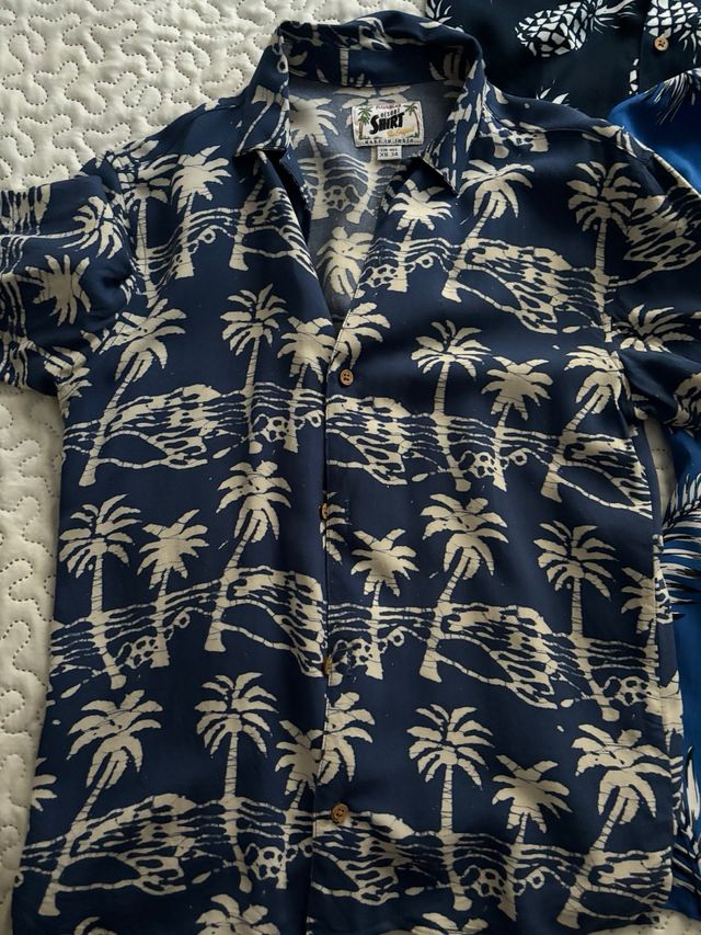 Lote 3 Camisas Estampadas Hombre Talla XS