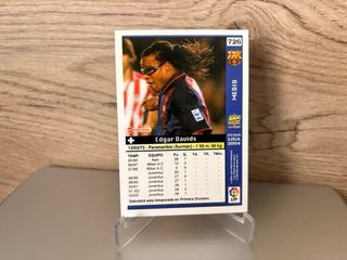 Cromo Edgar Davids FC Barcelona Liga 2004