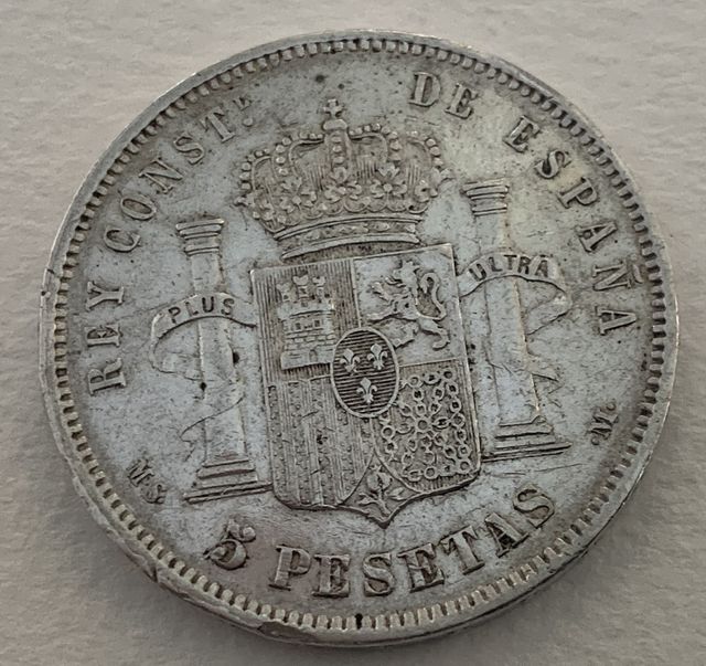 MONEDA DE ALFONSO XII 1882(81) MSM Duro de Plata.