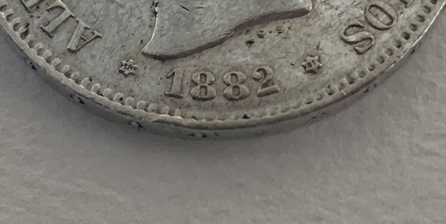 MONEDA DE ALFONSO XII 1882(81) MSM Duro de Plata.
