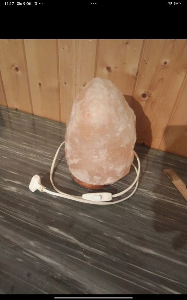 Lampada di sale 20 cm