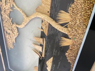 Quadretto vintage sughero anni 70