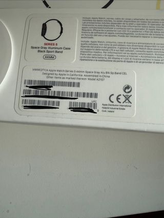 Apple Watch Series 5 Negro