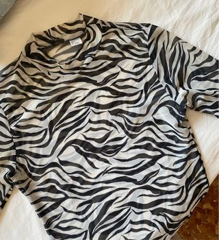 Camiseta Transparente Animal Print Talla S