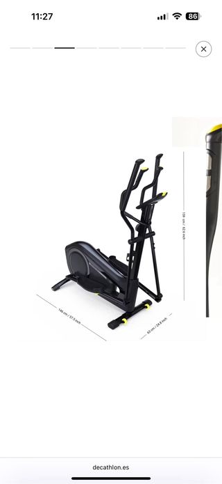 Bicicleta Elíptica Negra