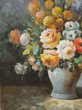 2 fiori Quadri ad olio