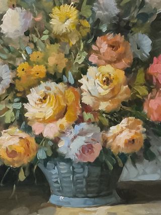 2 fiori Quadri ad olio