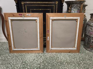 2 fiori Quadri ad olio