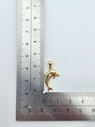 Colgante de Oro 18K, Delfín, 0,74gr, 2cm