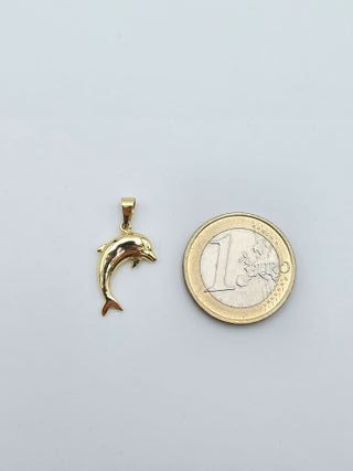 Colgante de Oro 18K, Delfín, 0,74gr, 2cm