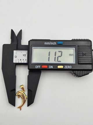 Colgante de Oro 18K, Delfín, 0,74gr, 2cm