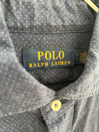 Camisa Polo Ralph Lauren azul marino puntos