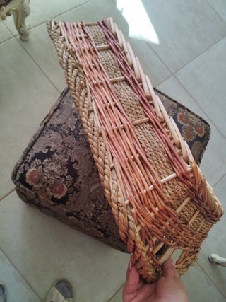 Cesto vimini 55x40x14 cm