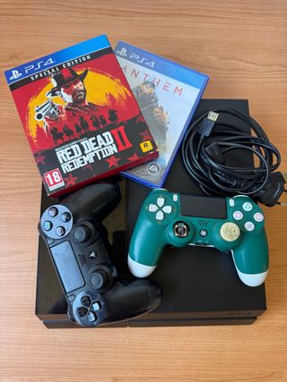 PS4 500GB + 2 Mandos + 2 Juegos