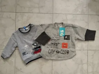 Set 2 felpe bimba 6 mesi