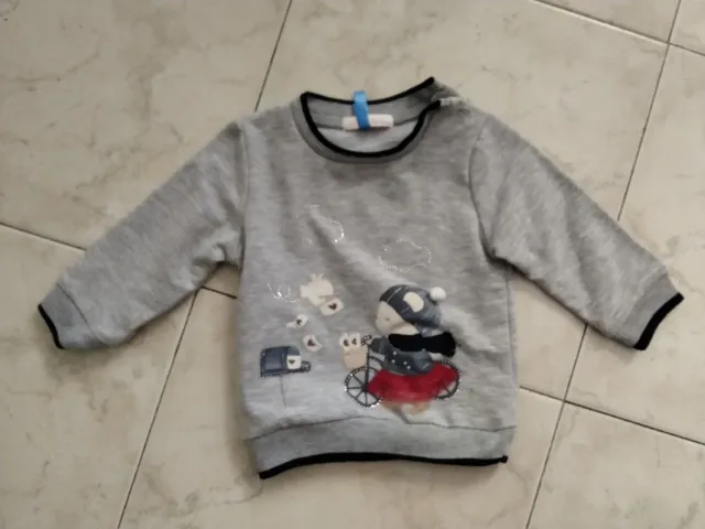 Set 2 felpe bimba 6 mesi
