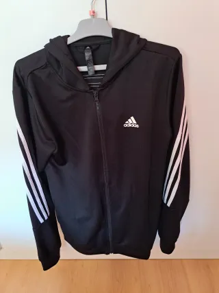 Sudadera Adidas con capucha y cremallera