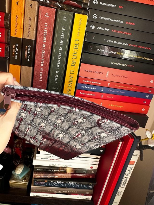 Booksleeve con stampa pipistrelli