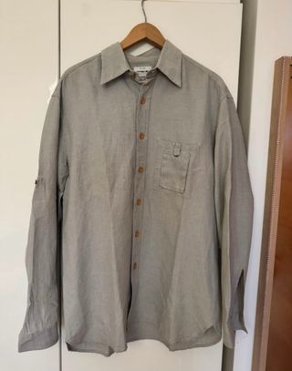 Camicia uomo grigia