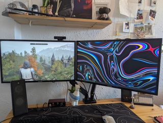 Pack 2 Monitores Samsung 27 FHD + Brazo
