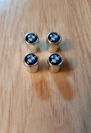 Pack de 4 Uds tapón válvula rueda con logo de BMW.