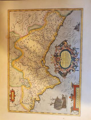 Mapa antiguo de Valencia