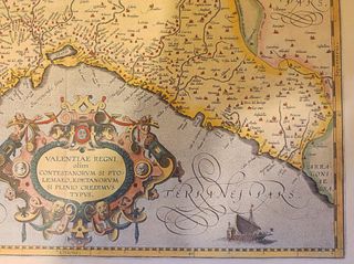 Mapa antiguo de Valencia